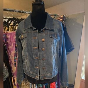 Lightweight Short Jean Jacket By Bee & Ceci